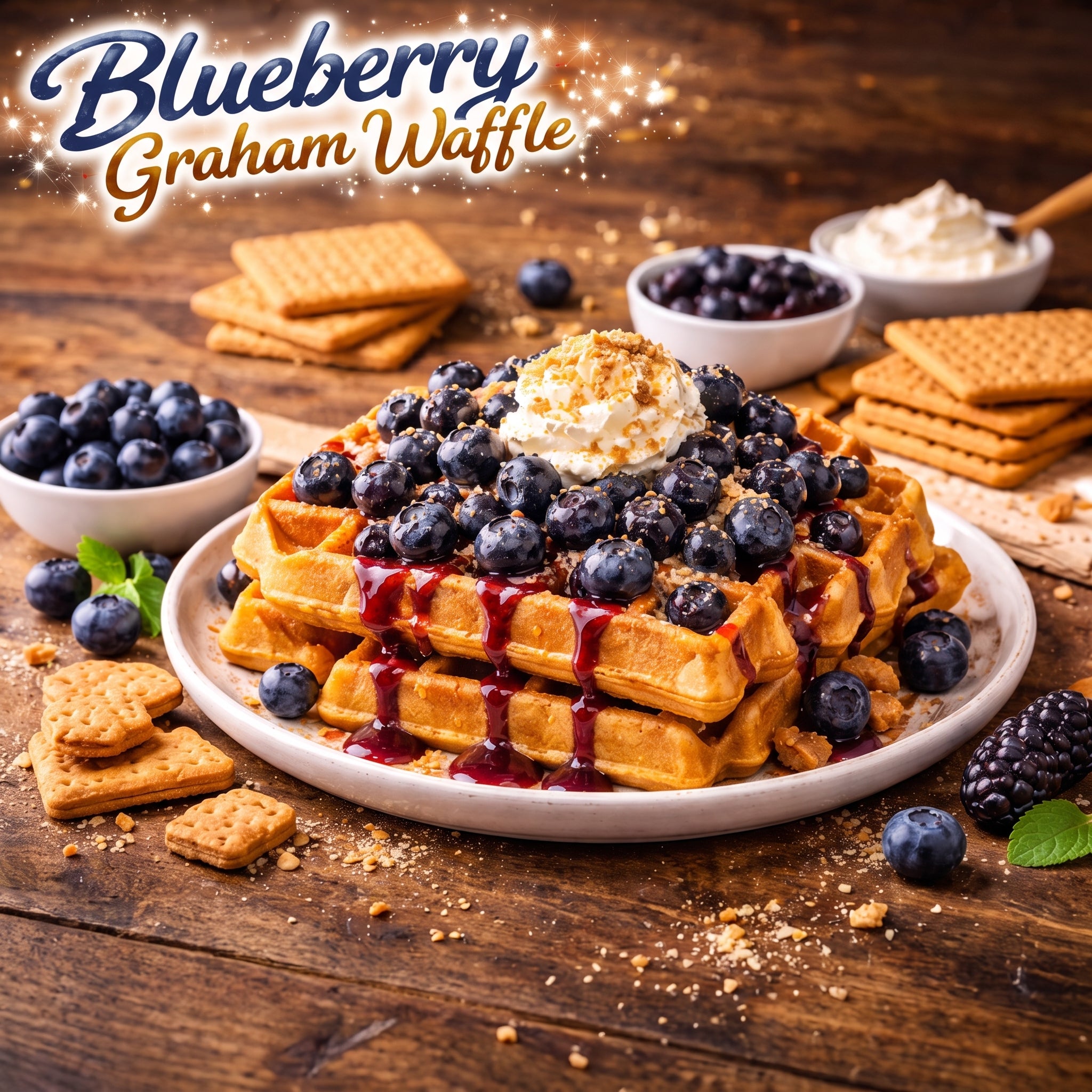 Blueberry Graham Waffle Flavor West