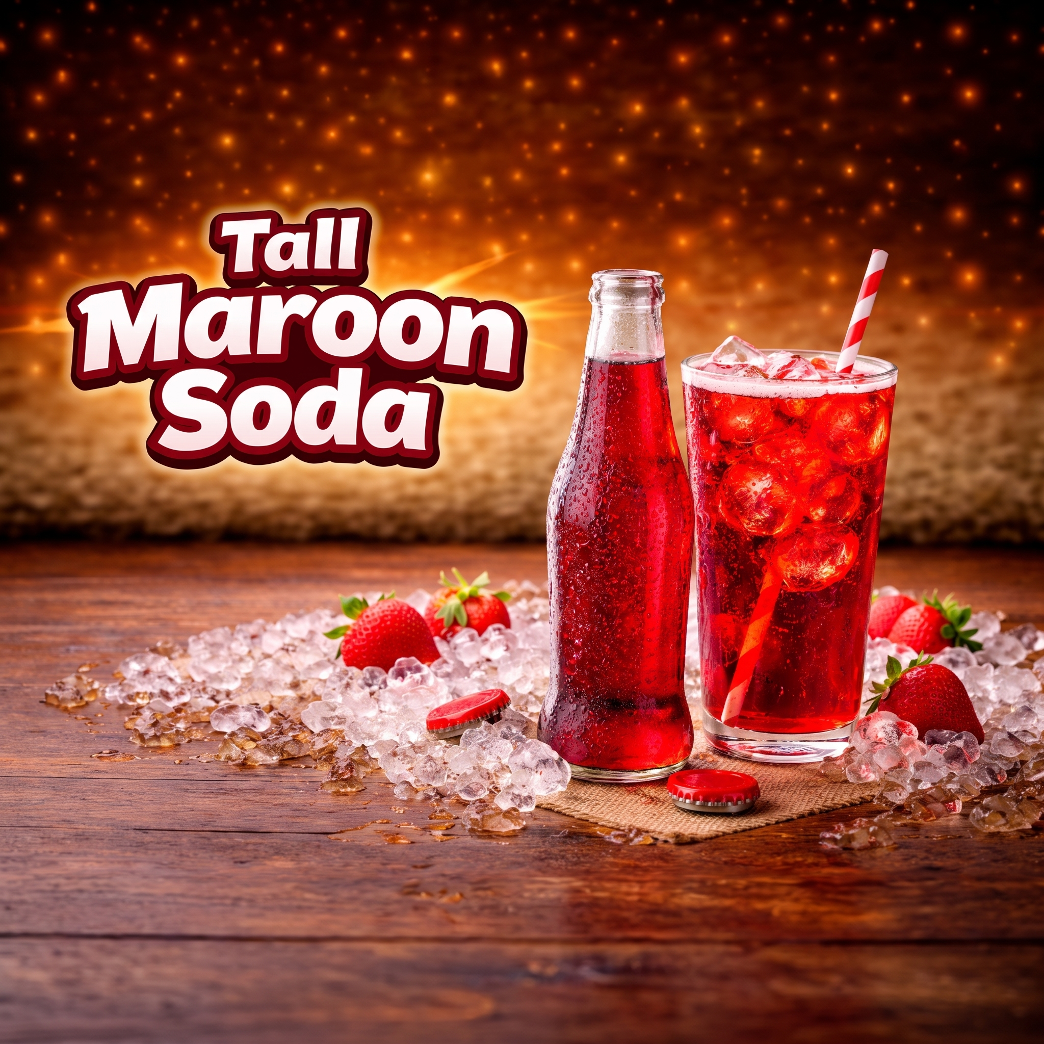 Tall Maroon Soda Flavor West
