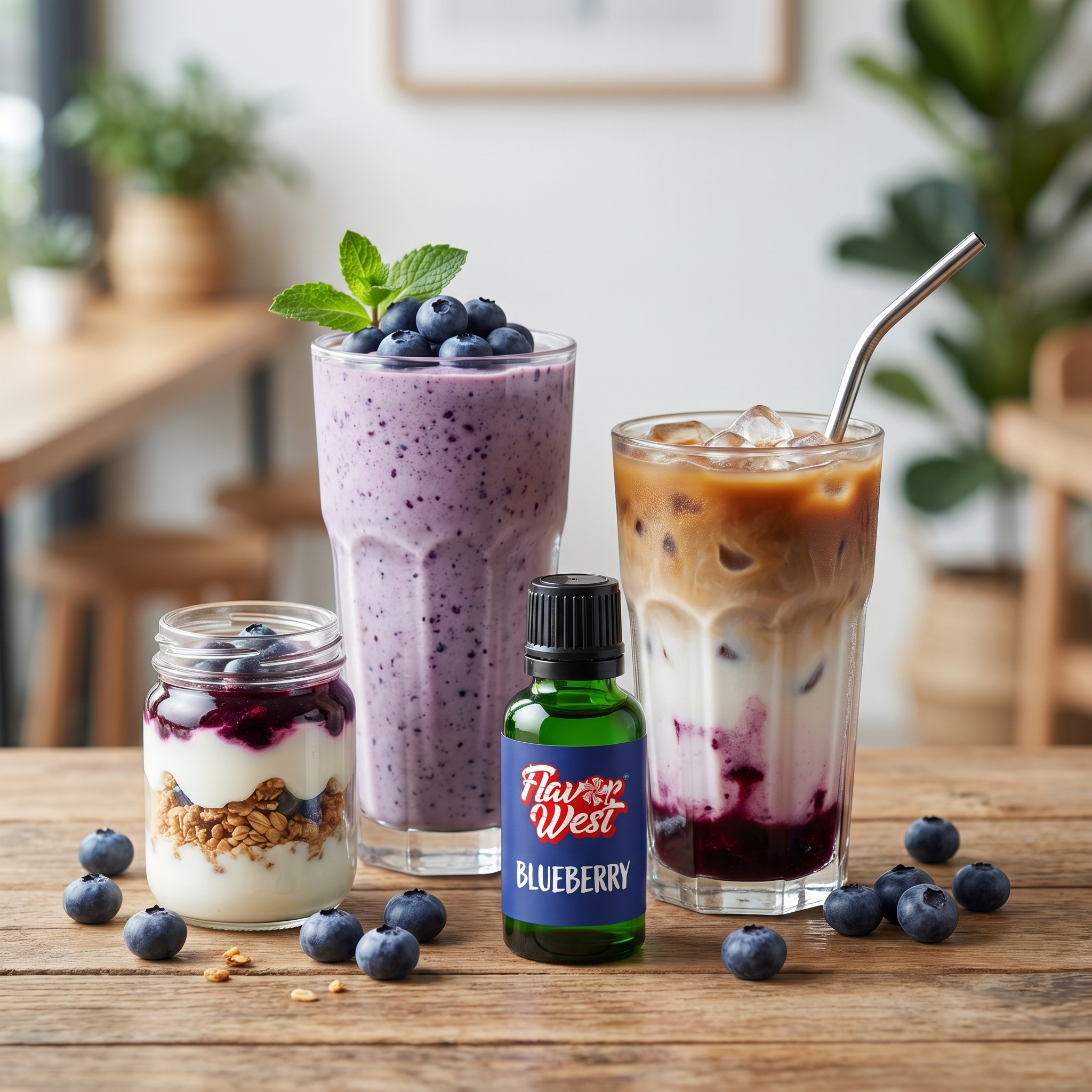 Blueberry flavoring - cafe (smoothie/latte/parfait + bottle)