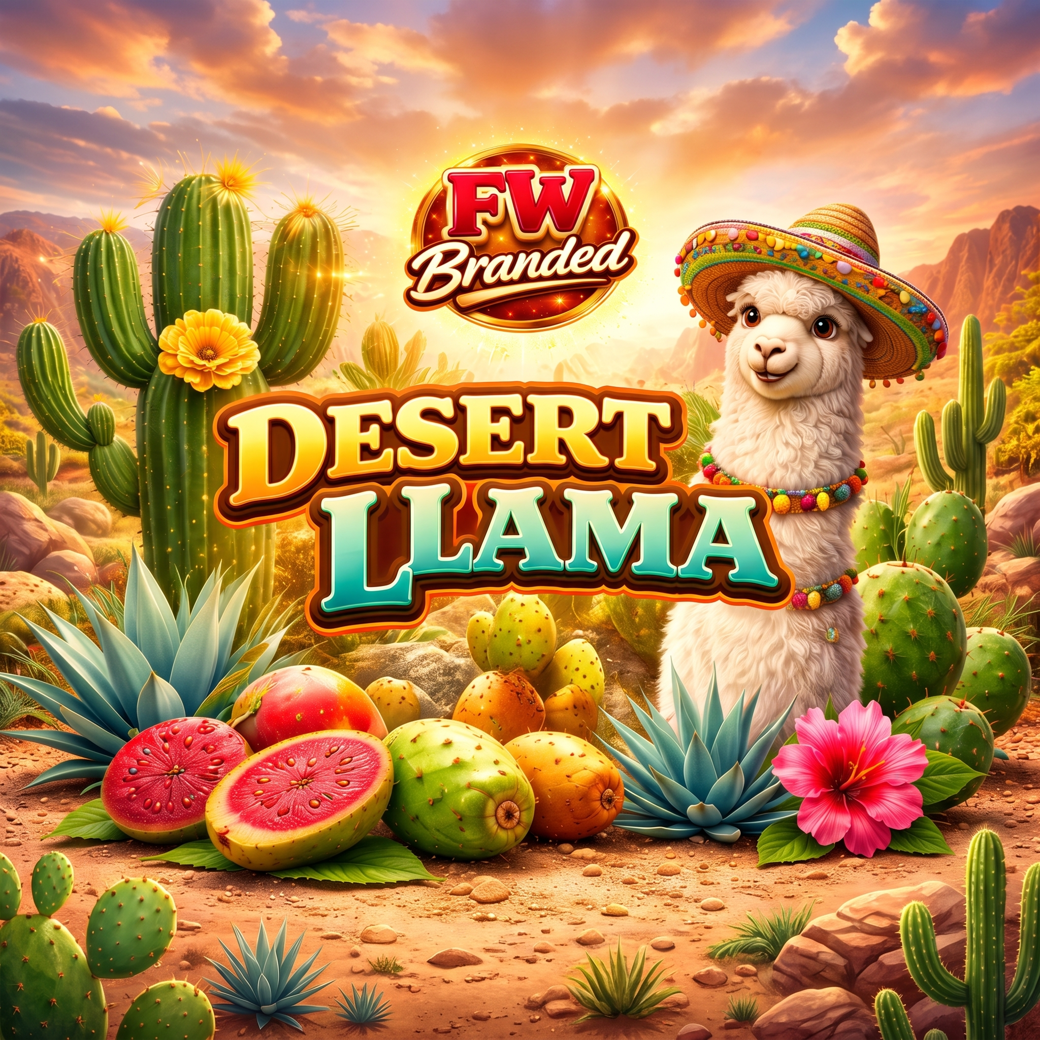 FW-Branded-Desert Llama Flavor West