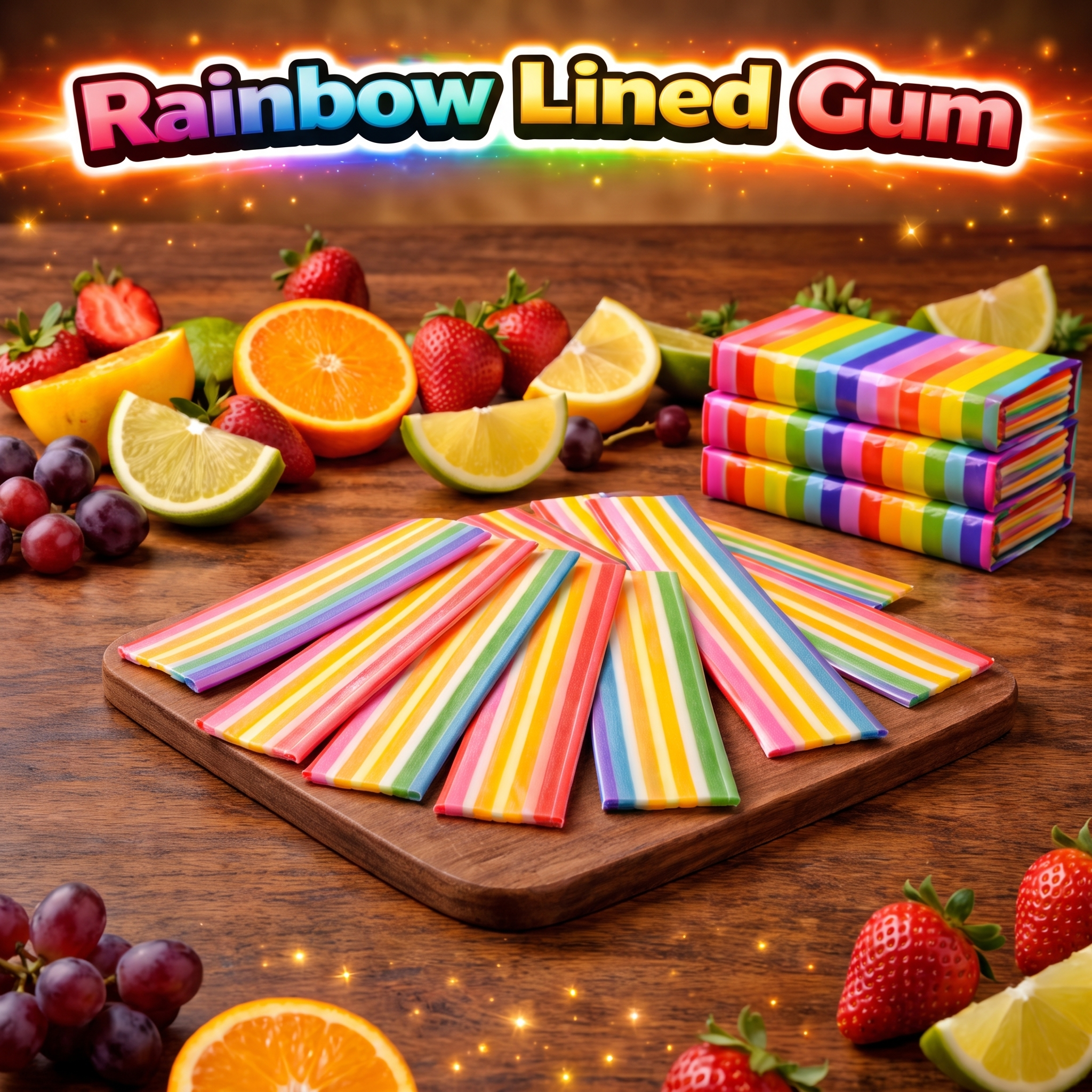 Rainbow Line Gum Flavor West