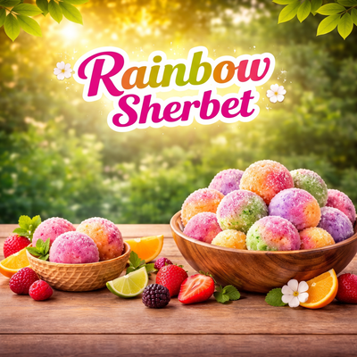 Rainbow Sherbet Flavor West
